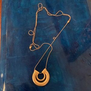 Madewell adjustable gold necklace